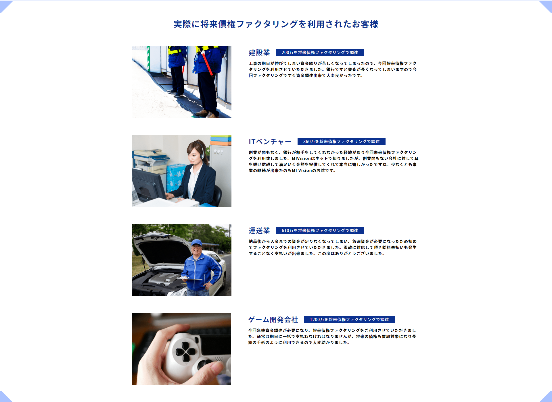 株式会社MI Visionの利用者事例